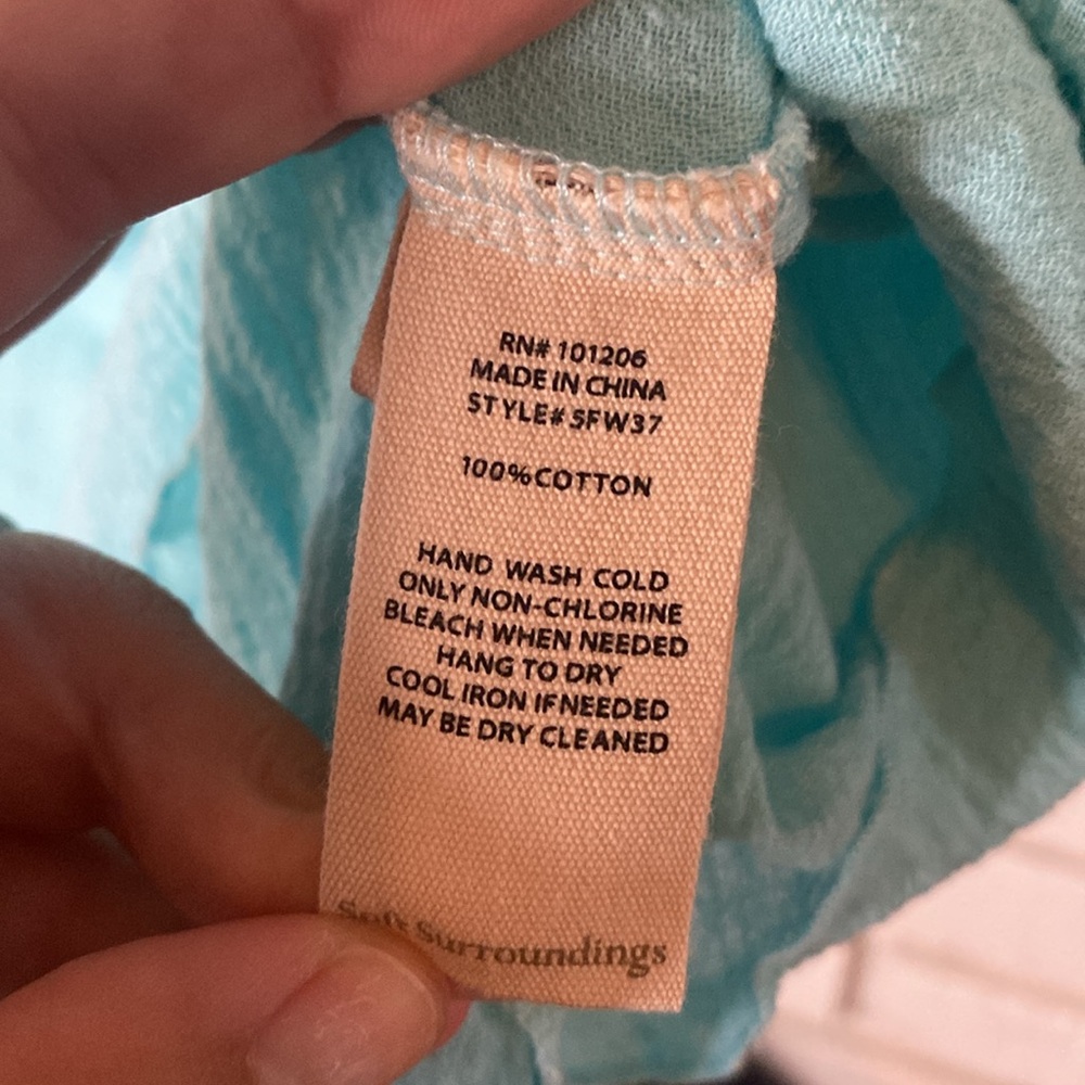 Soft Surroundings Double Layer Tunic Soft Turquoi… - image 4